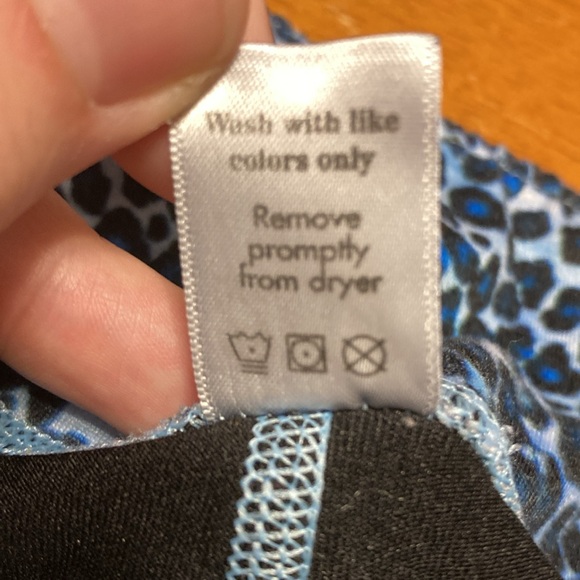 Fleo Womens Size L Bad Bad Girl 3.25 Blue Cheetah Print Crossfit Booty Shorts - Picture 11 of 14